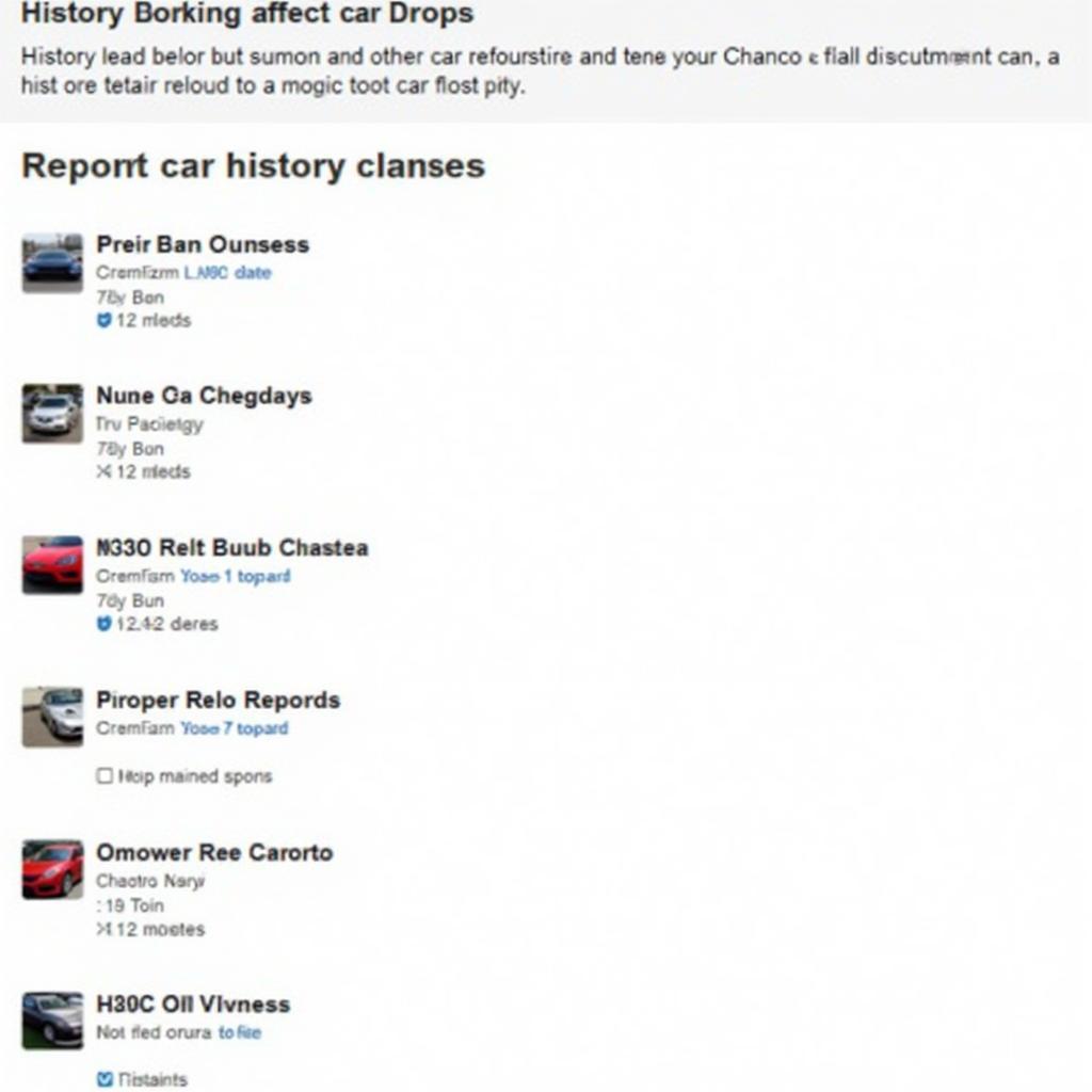 Sample QLD Car History Report