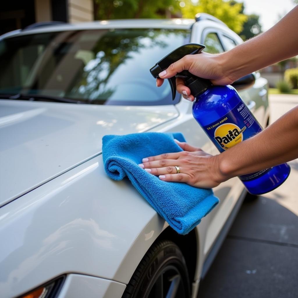 Quick Car Detailing with Waterless Wash