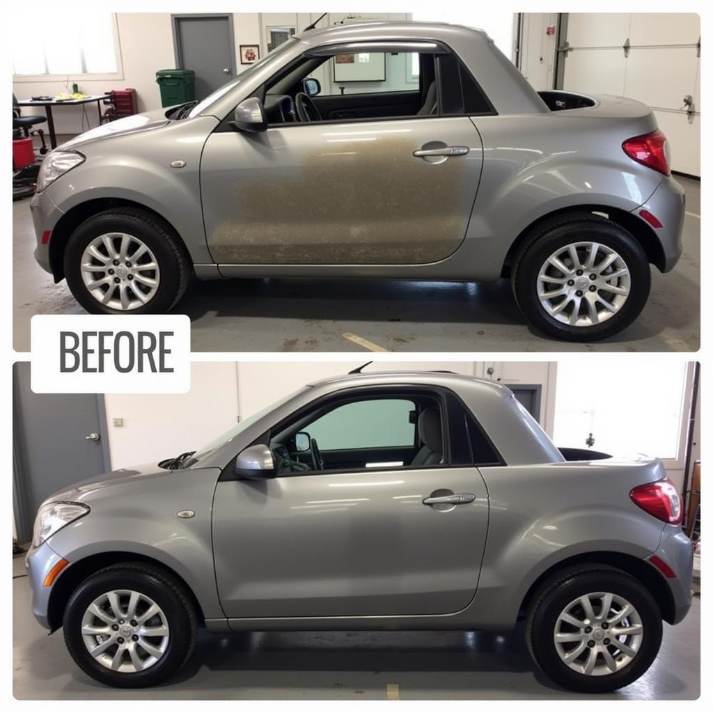 Ralston Car Detailing Before and After