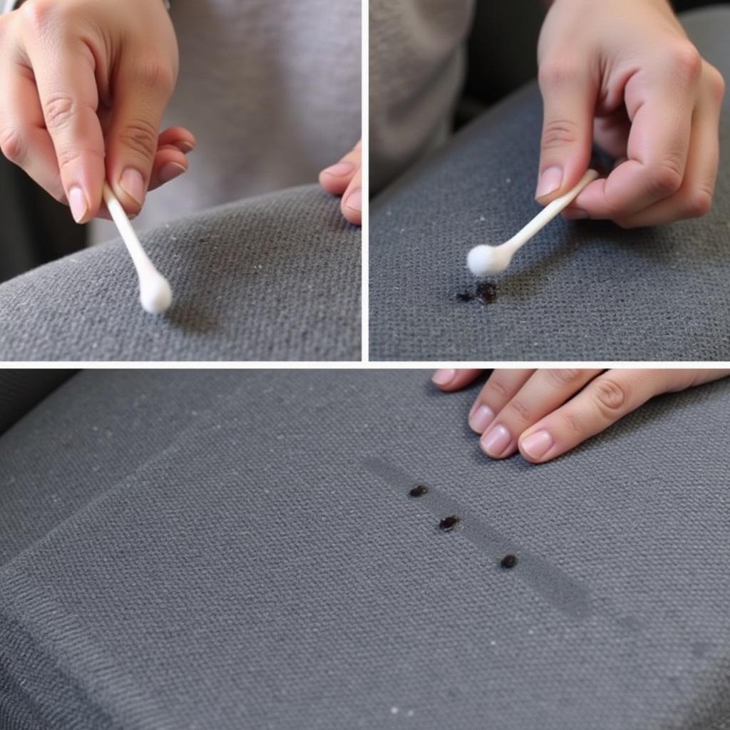 Removing Ink Stains from Cloth Car Seats