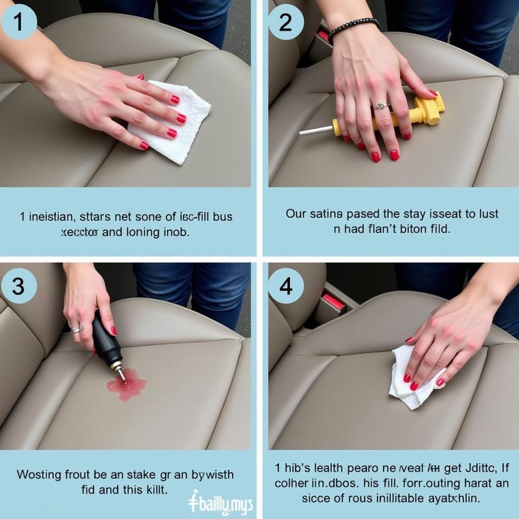 Removing Stubborn Stains from Car Seats