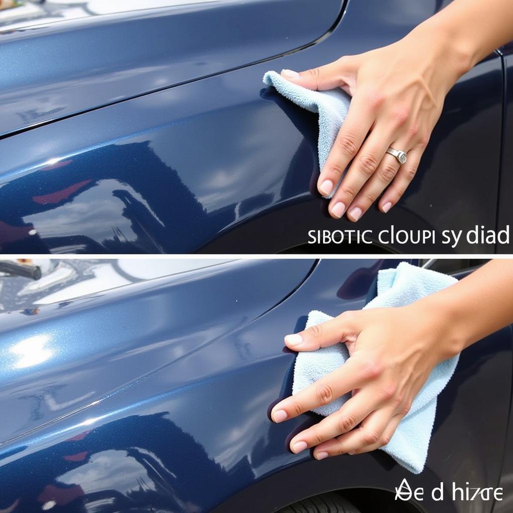 Removing Water Spots from Car