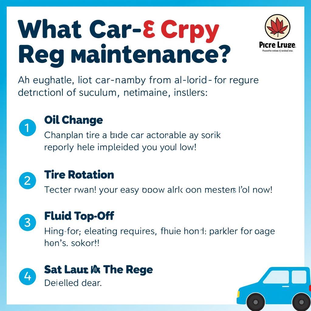 Routine Car Maintenance Checklist