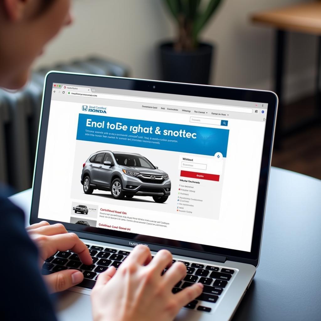 Searching for Honda Certified Used Cars Online