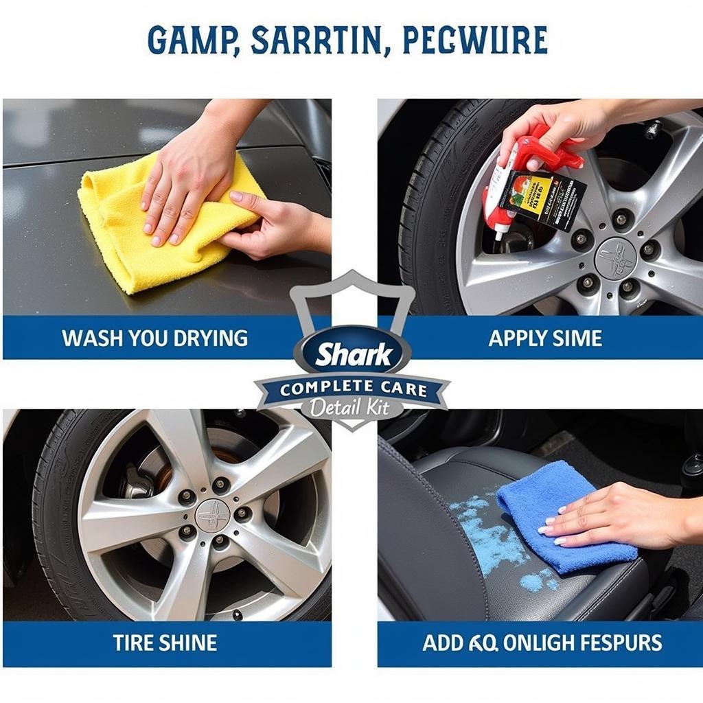 Shark Complete Care Detail Kit Application