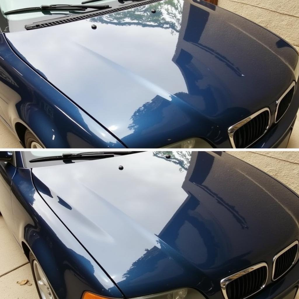 Smooth car paint after using a clay bar