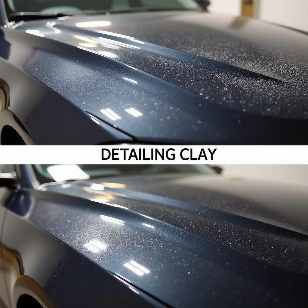 Car paint after claying