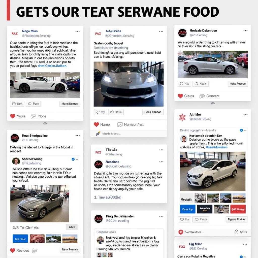 Engaging Social Media Ads for Car Detailing Services