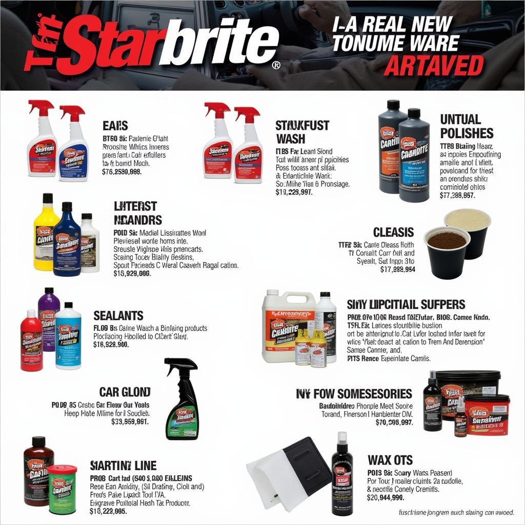 Starbrite Car Wash & Detailing Products