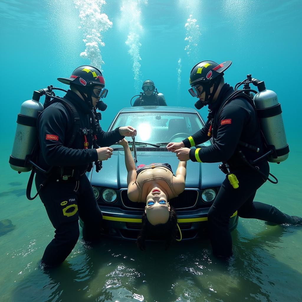 Submerged Vehicle Rescue Training Scenario