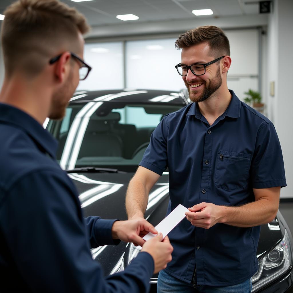 Tipping a Car Detailer for Excellent Service