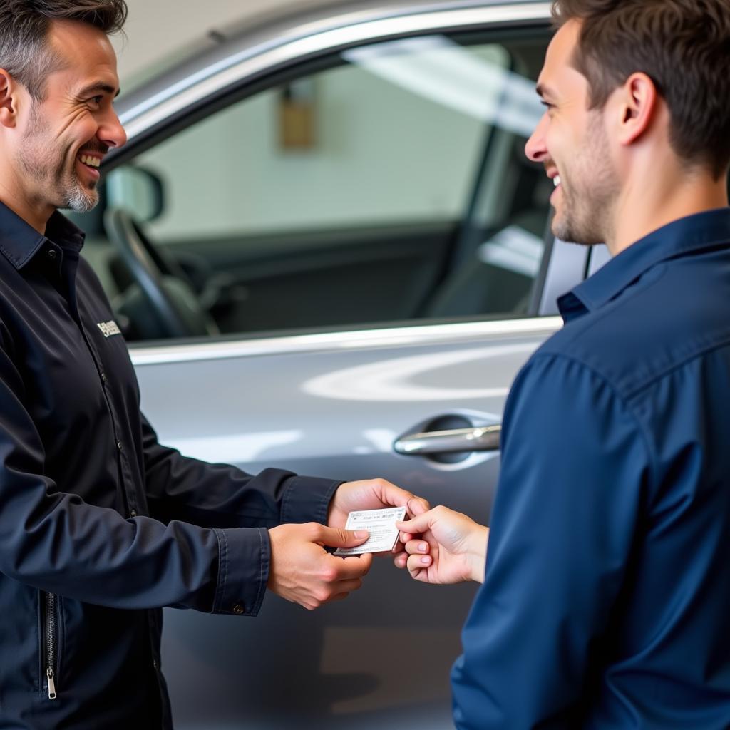 Tipping a Car Detailer for Excellent Service