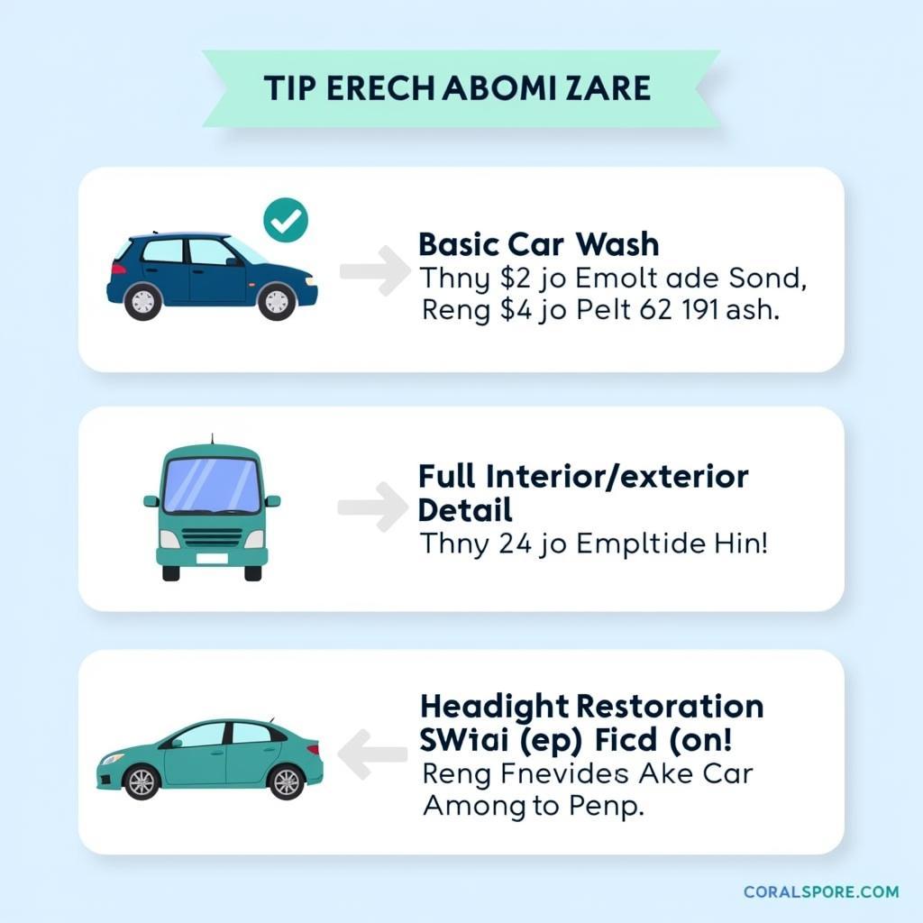 Scenarios for Tipping a Mobile Detailer