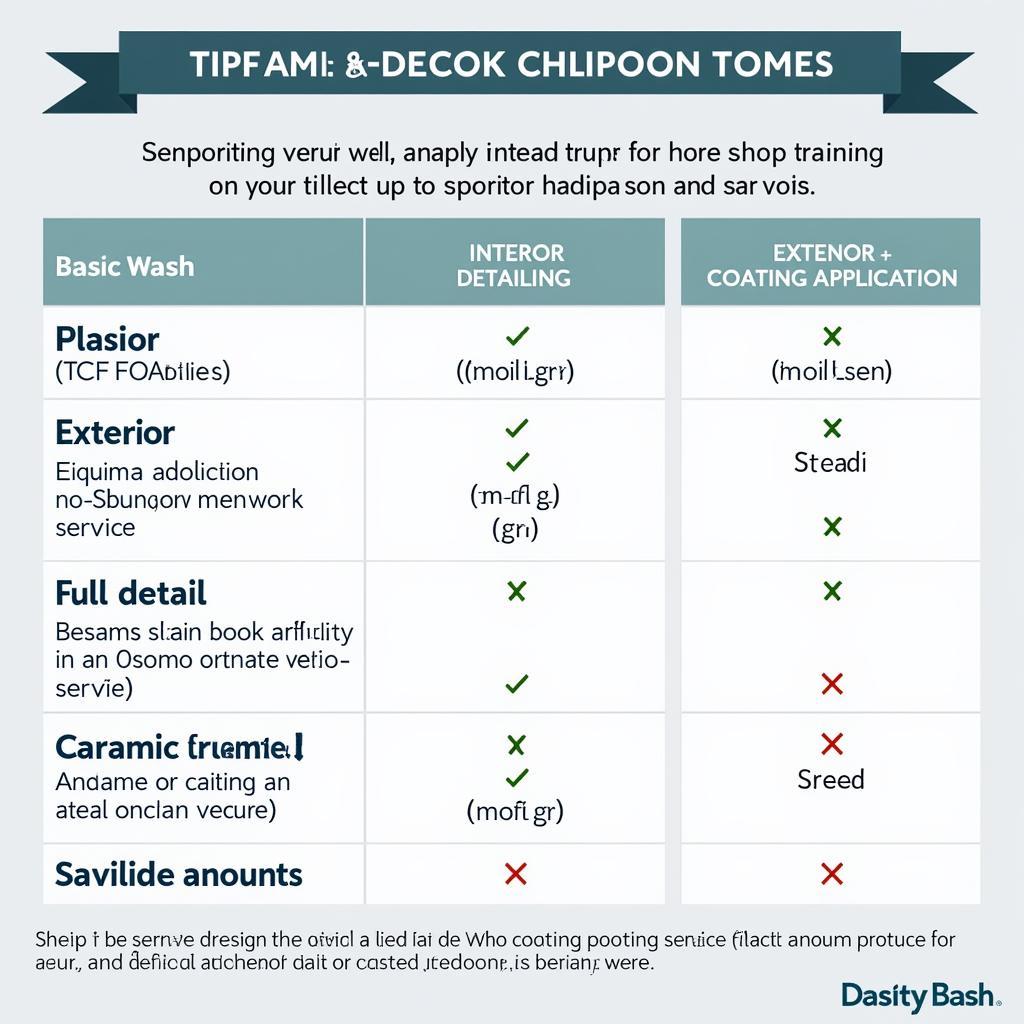 Tipping Scenarios for Car Detailing at Dealership