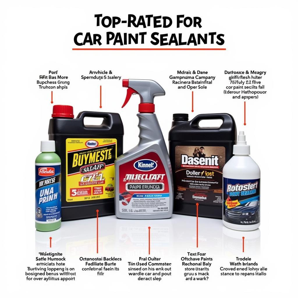 Showcase of top rated car paint sealants