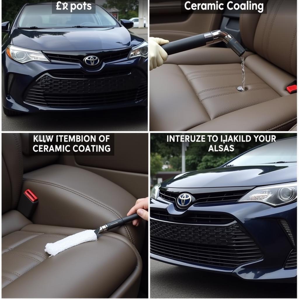 Toyota Car Detailing Process