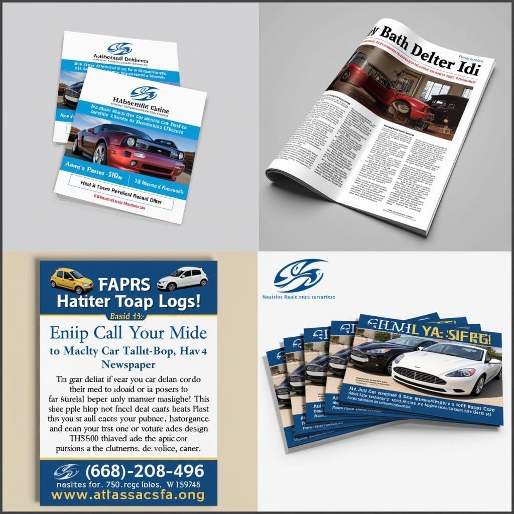 Traditional Car Detailing Advertising Methods: Flyers, Newspaper Ads, and Direct Mail