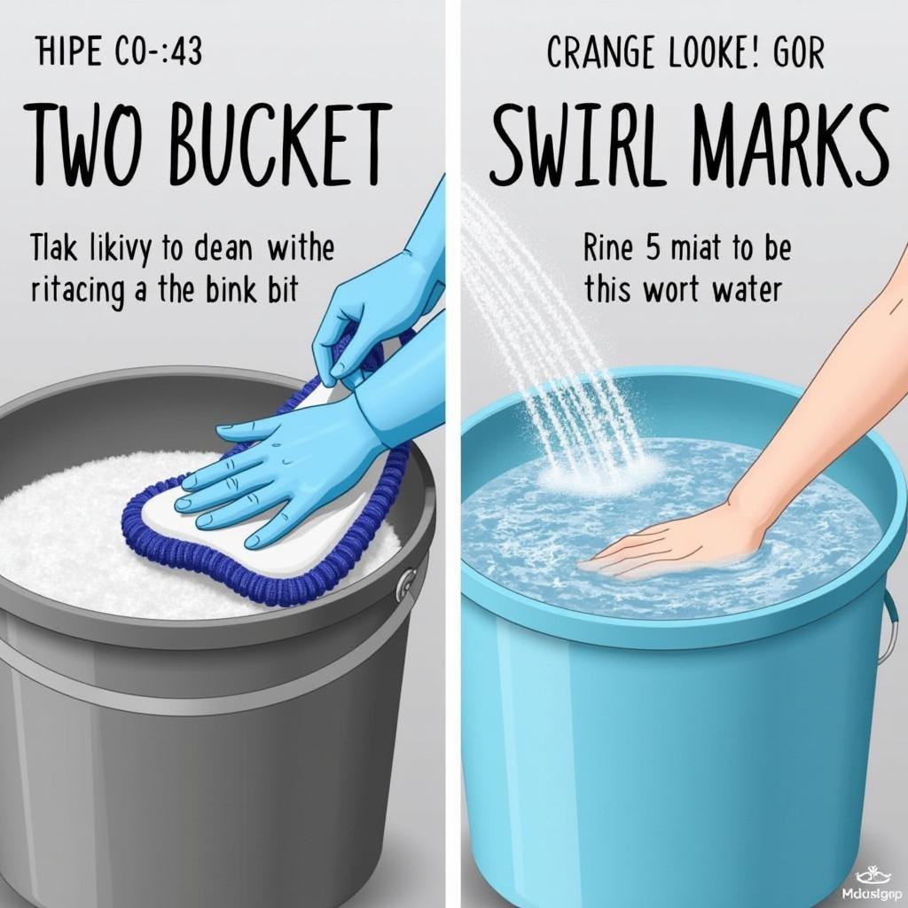 Two-Bucket Car Wash Method