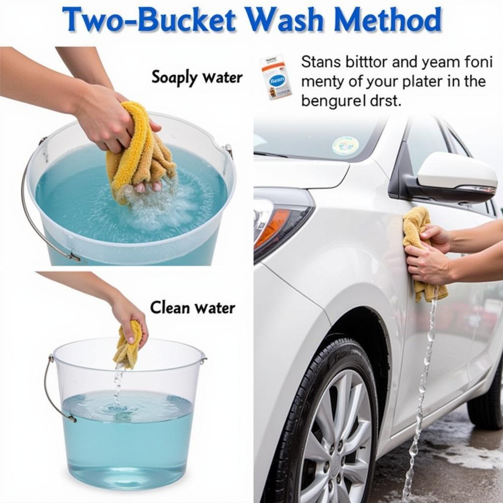 Two-Bucket Car Wash Method