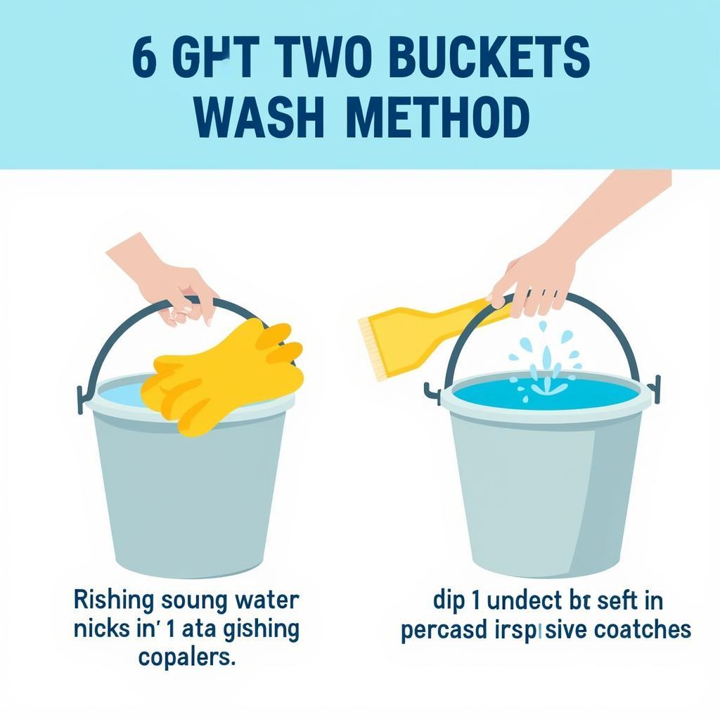 Two-Bucket Car Wash Method