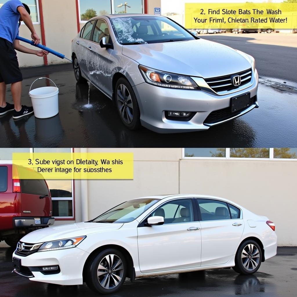 Two-Bucket Wash Method on a Honda Accord