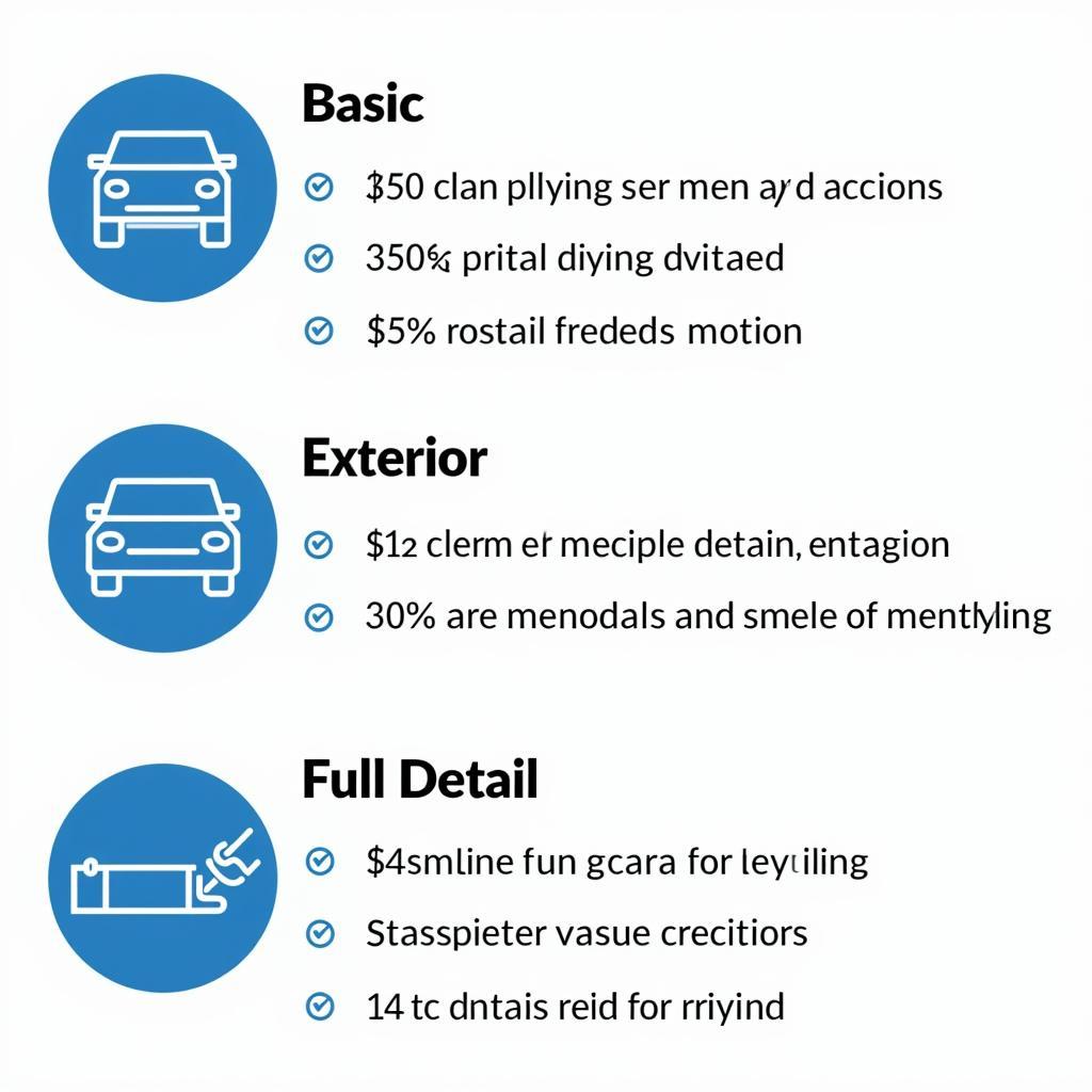 Types of Car Detailing and their Time Estimates