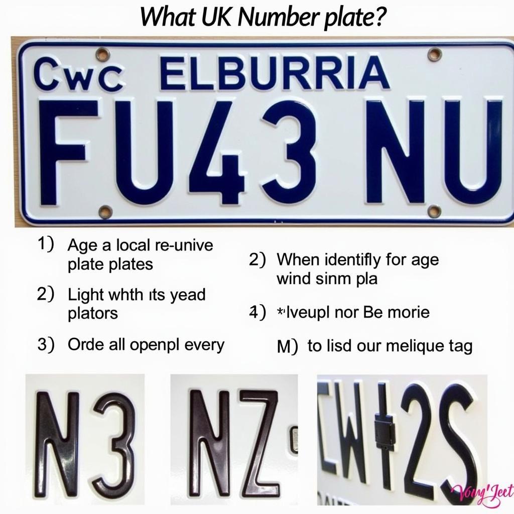 UK Number Plate Format