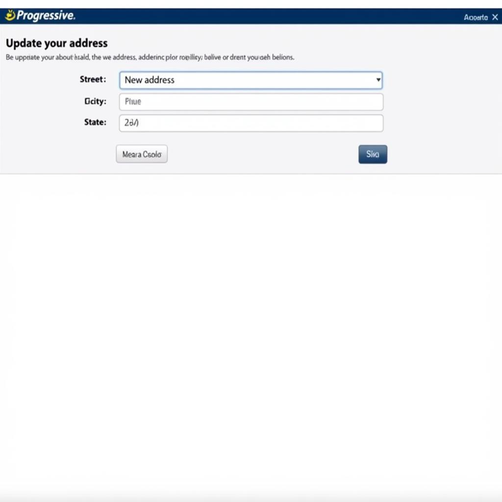 Updating Address on Progressive Car Insurance