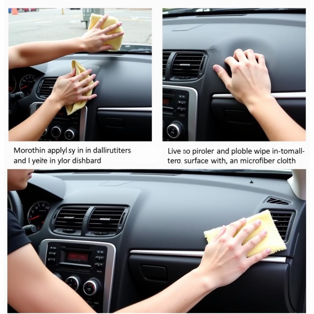 Effective Use of 303 Car Detailing Wipes: Cleaning and Buffing a Car Dashboard