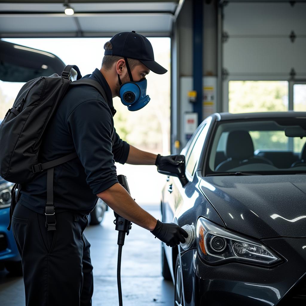 Using Car Quick Detailer Safely