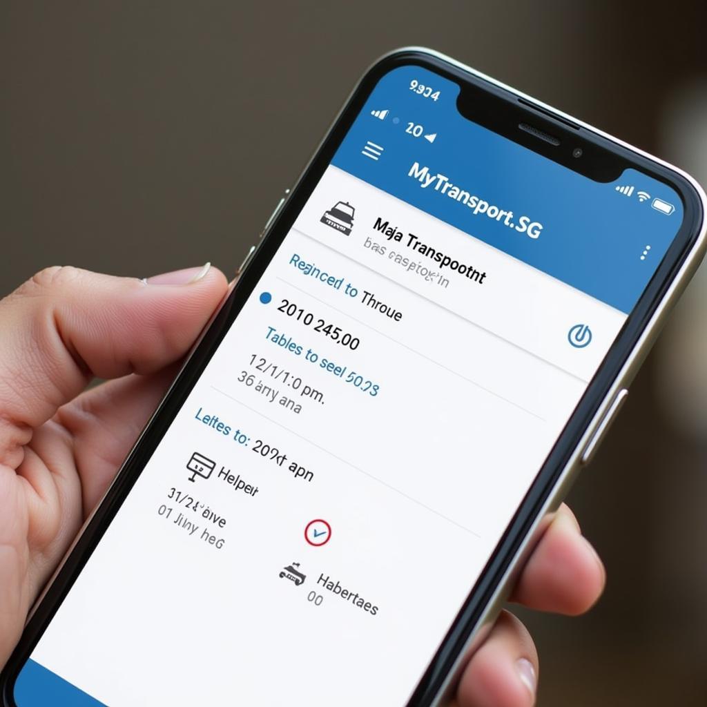 Using MyTransport App to Check Car Registration