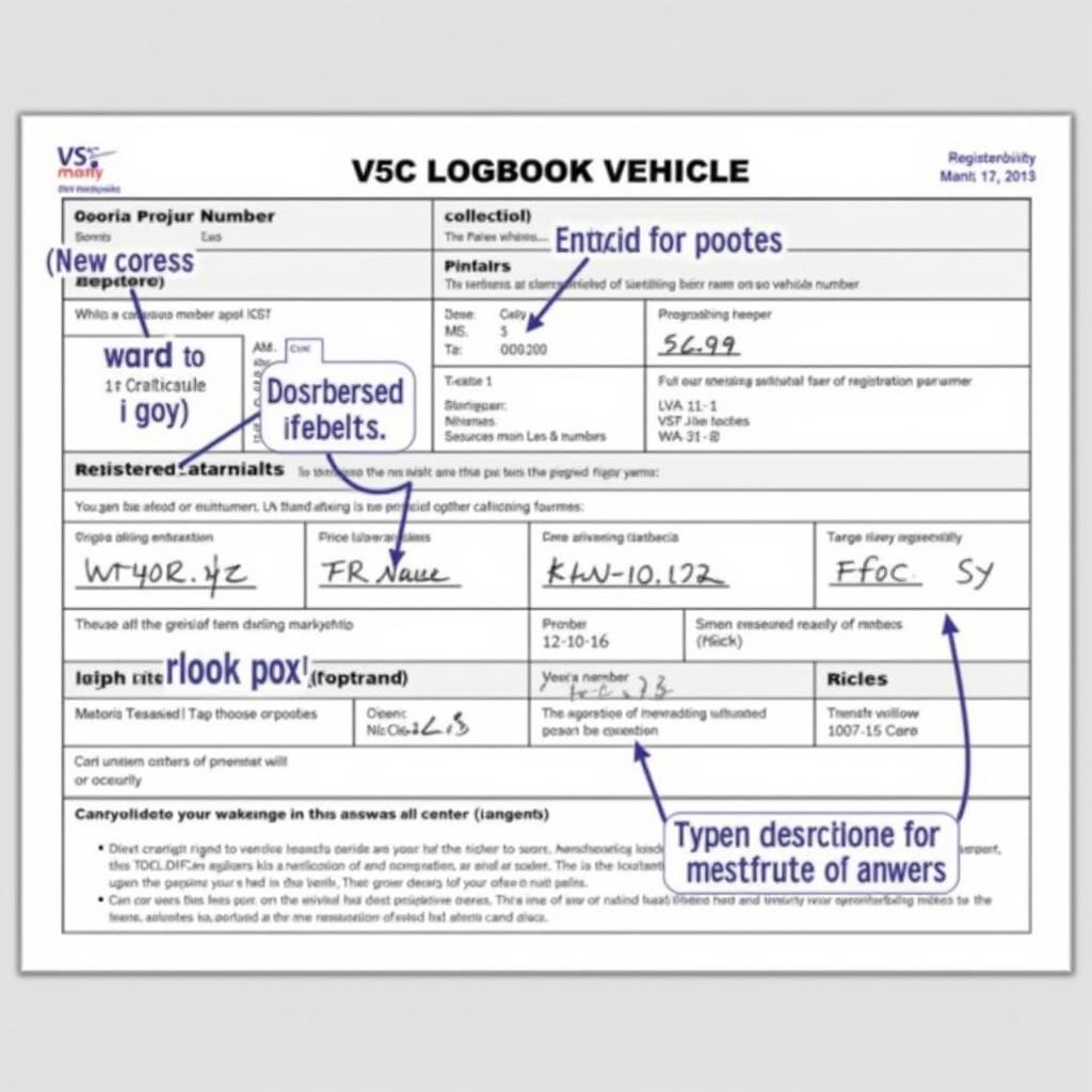 Understanding the V5C Logbook