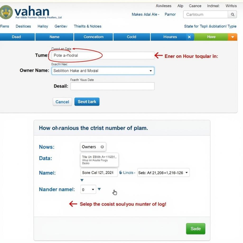 Accessing Car Details on VAHAN Portal