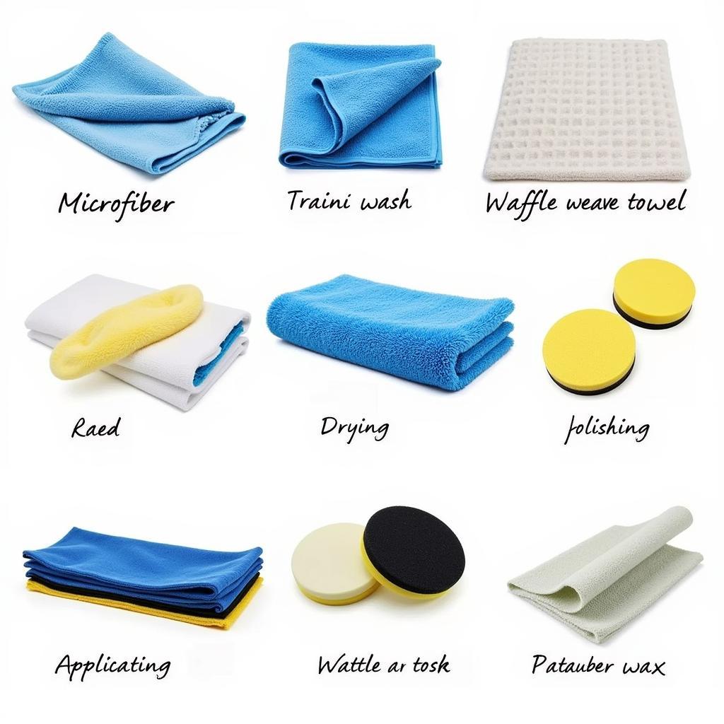 Various Car Detailing Towels and Their Uses