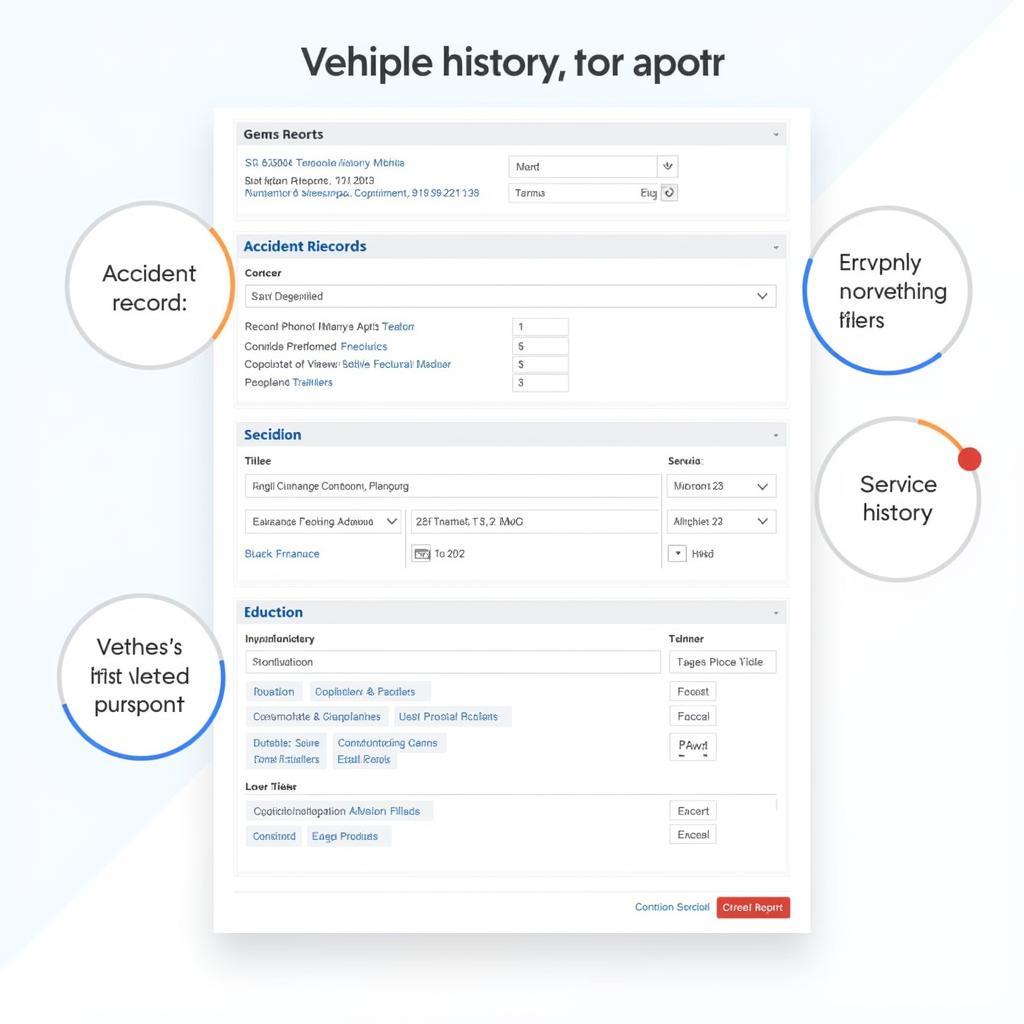 Vehicle History Report Sample