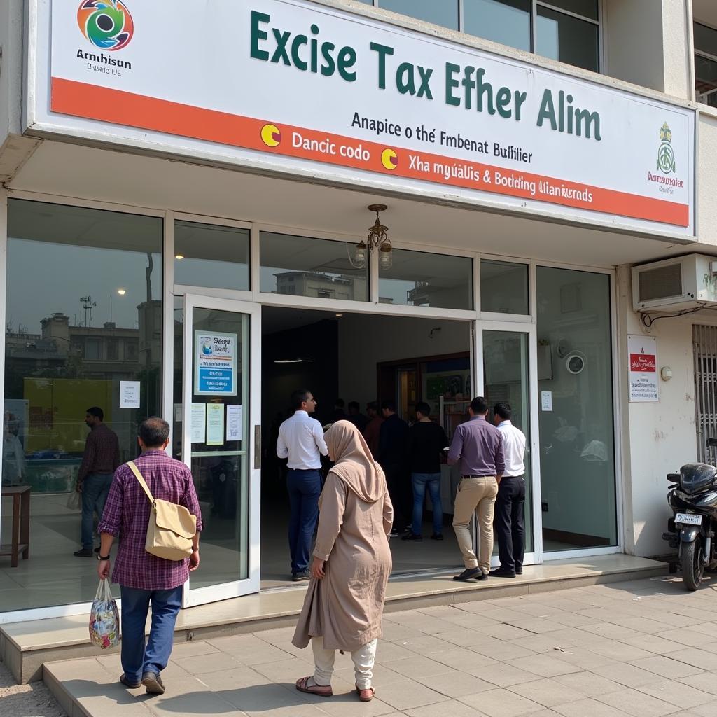 Visiting the Excise and Taxation Office in Pakistan