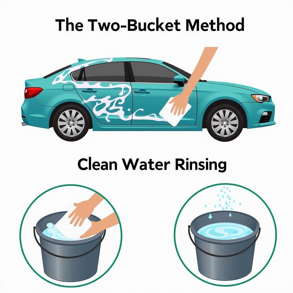 Two-Bucket Car Wash Method