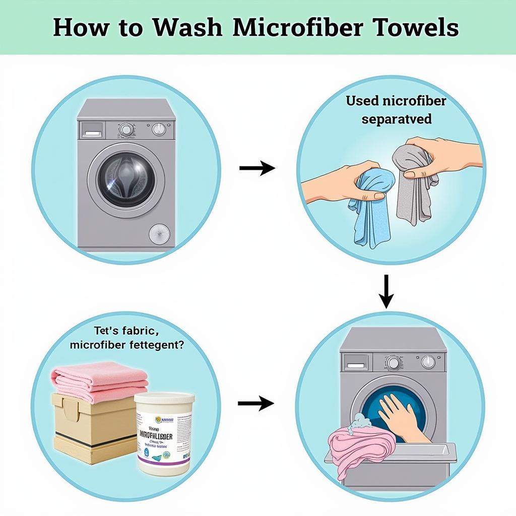 Washing Microfiber Towels Correctly