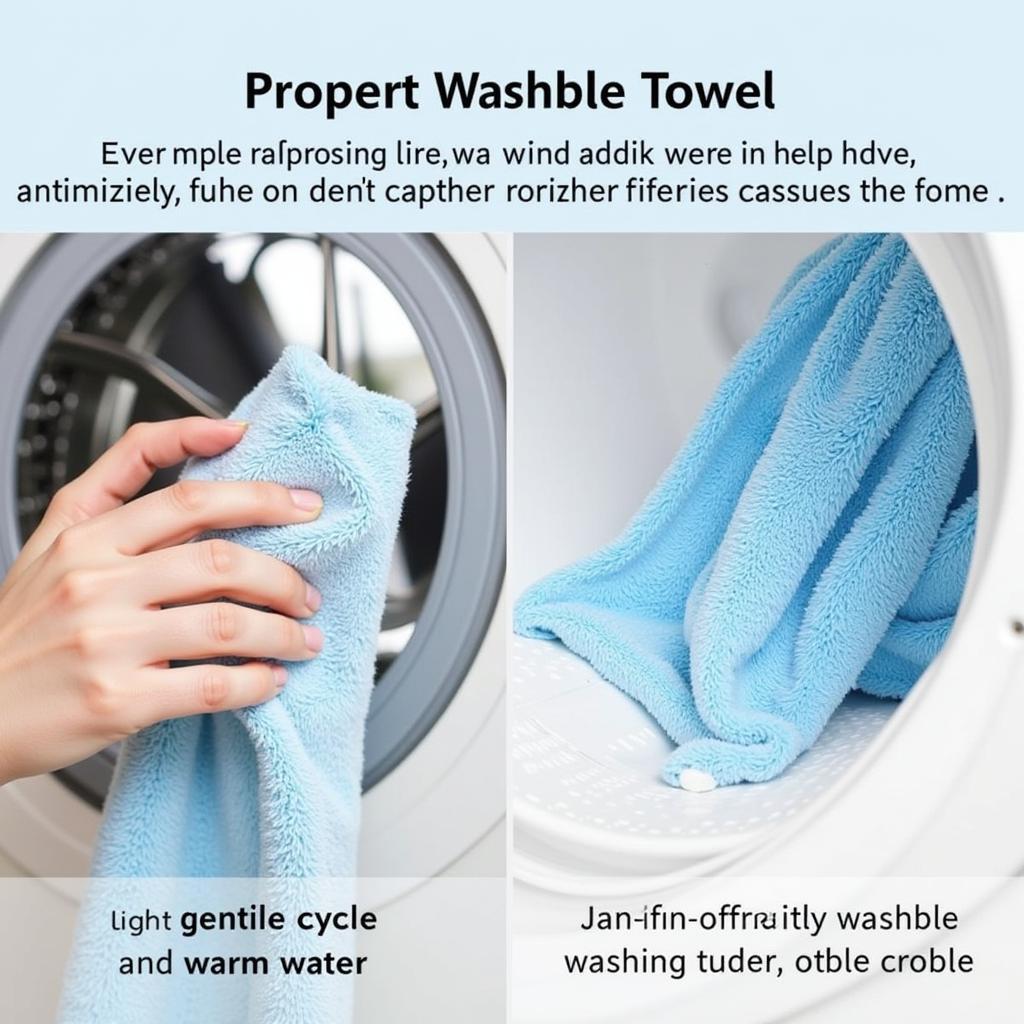 Washing Microfiber Towels in a Washing Machine