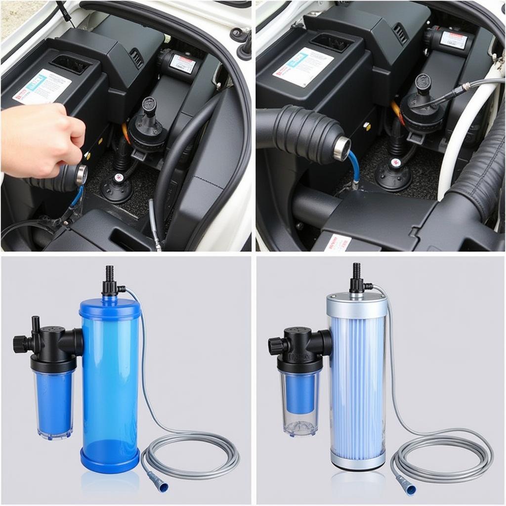 Water Tank Pump and Filtration System for Car Detailing