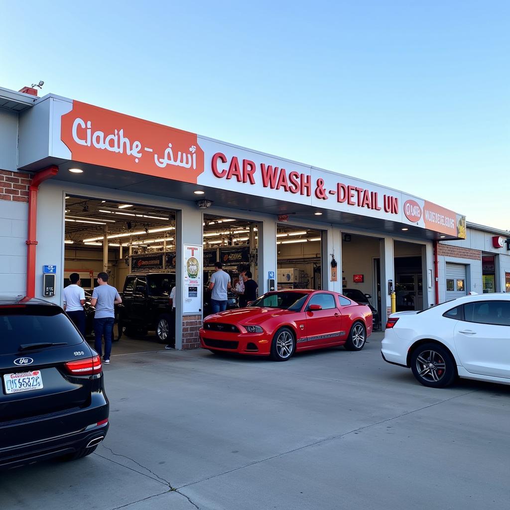 Modern Car Wash Exterior