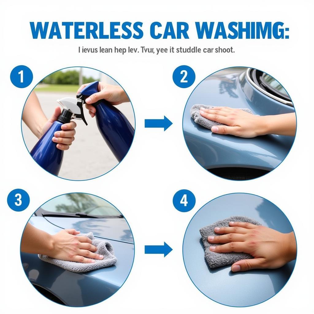 Waterless Car Wash Detailing Process