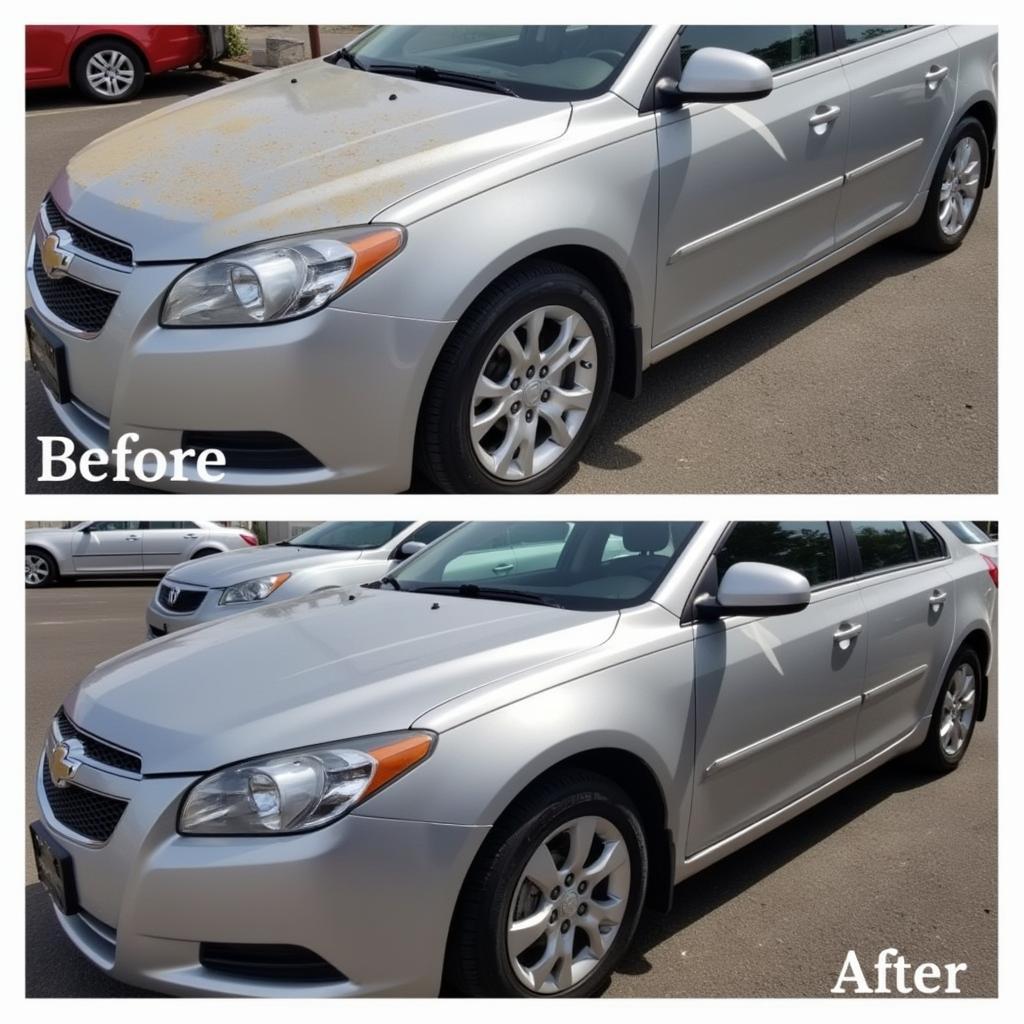 Impressive Waterless Car Wash Results