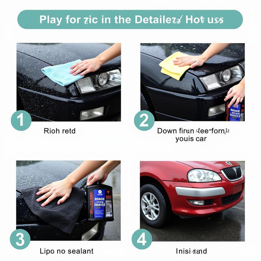 Wet Car Detailing Process