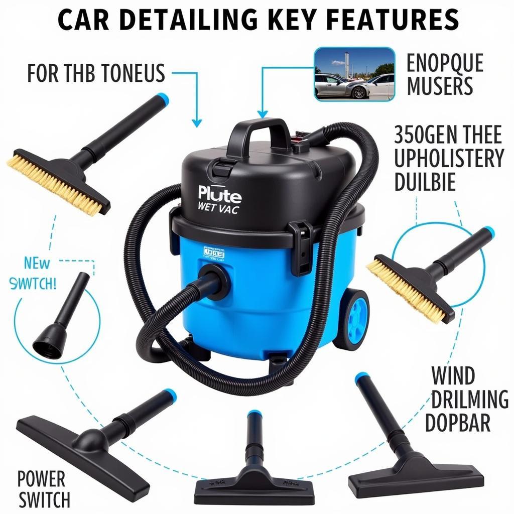 Wet Vac Features for Car Detailing