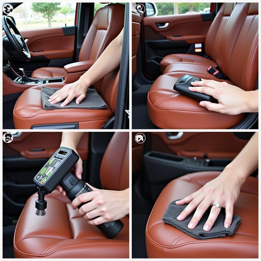 Worcester MA Car Interior Detailing: Leather Seat Care