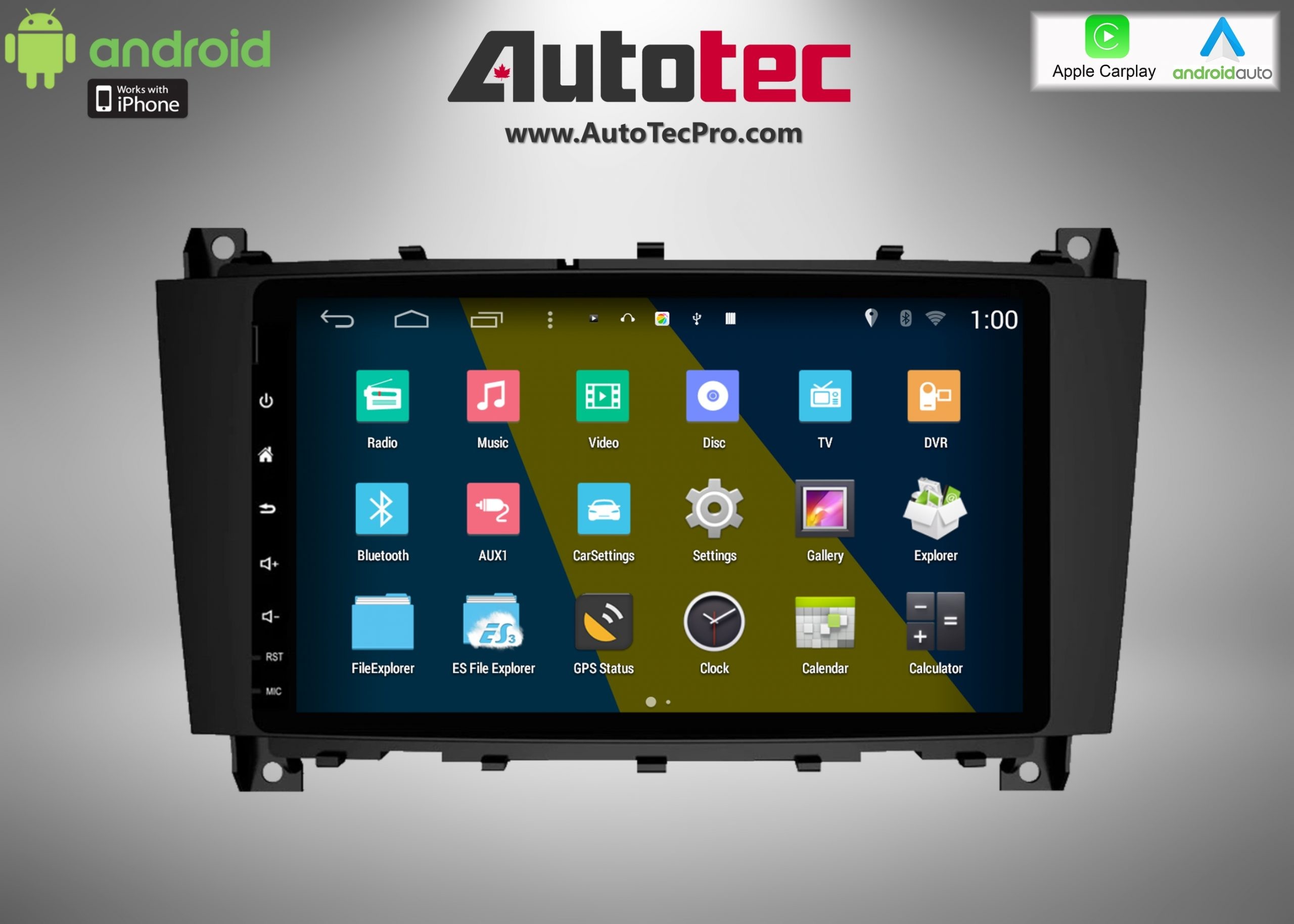 Mercedes Benz G Wagon 2012 Android System Radio Interface