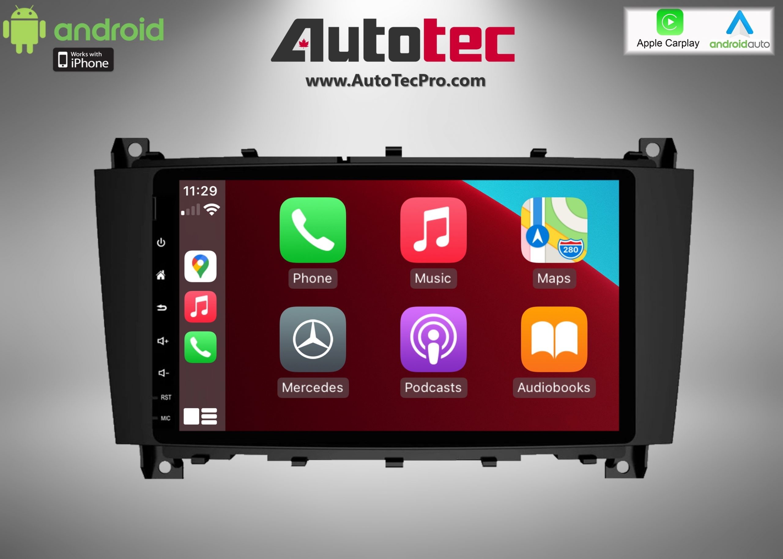 Mercedes Benz G-Class 2012 Android Navigation System Boot Screen