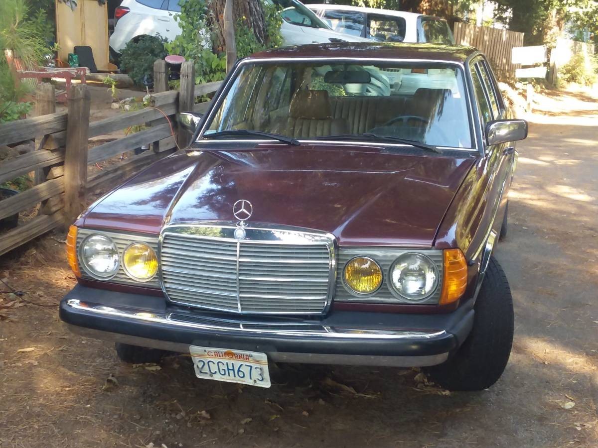 Mercedes-Benz W123 300D Turbo Diesel, a classic car known for its durability and the appeal of its turbo diesel engine.