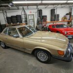 Maxilite Penta wheels and tires upgrade on a 1985 Mercedes Benz 380SL